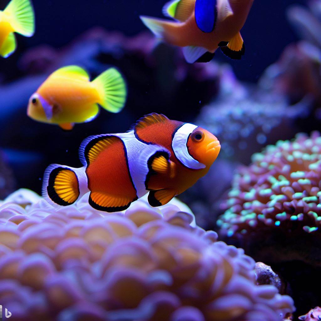 Clarkii Clownfish with other tank mates